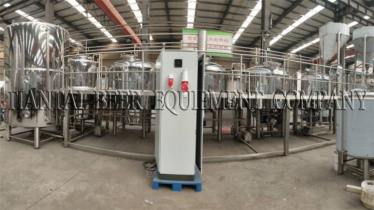 <b>Finished 2500L Four Vessel Brewhouse For USA Client</b>